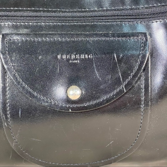Frederic Paris black leather satchel - Picture 9 of 13
